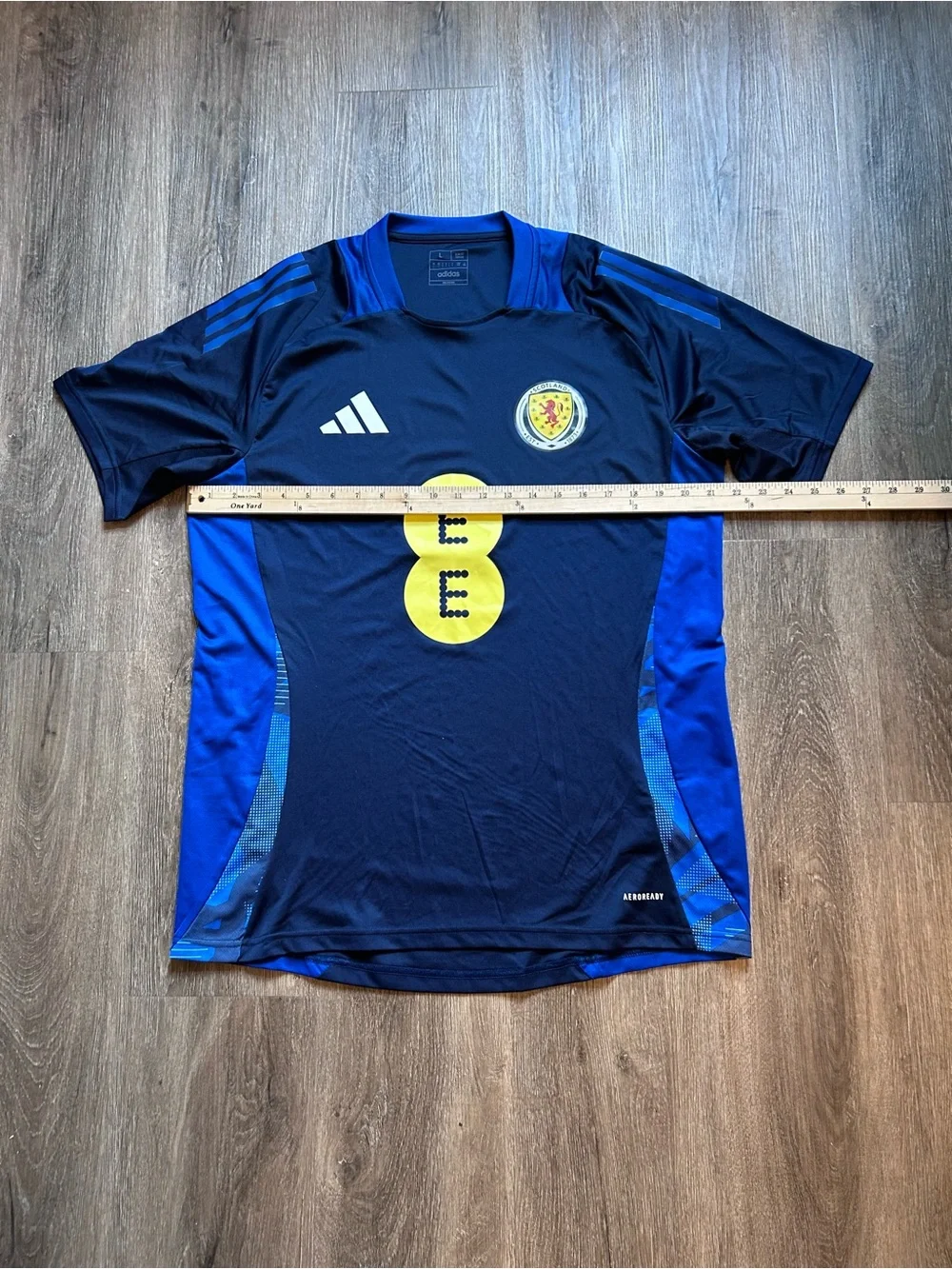 Adidas Scotland National Team Soccer Training Jersey Sz Large 2023 Shirt